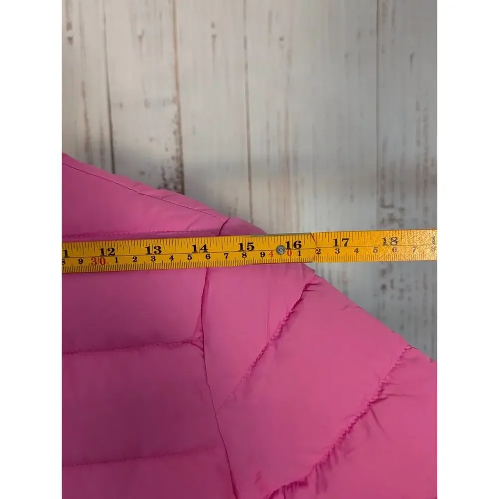 The Childrens Place Puffer Jacket Girls XL 14 Bubblegum Pink Water Resistant NWT